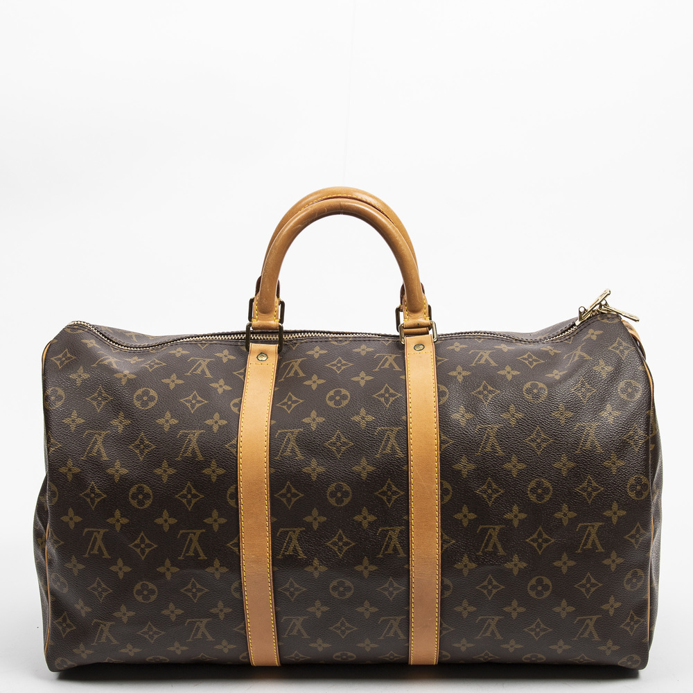 Louis Vuitton Keepall 50 in Brown Monogram Canvas - Picture 5 of 7